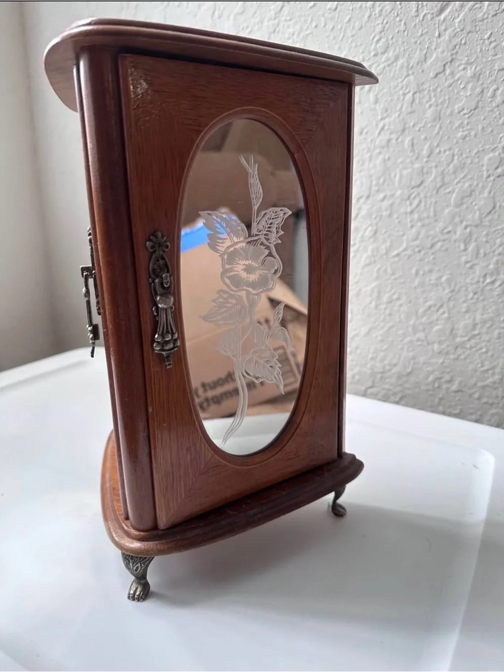 Vintage style wooden
